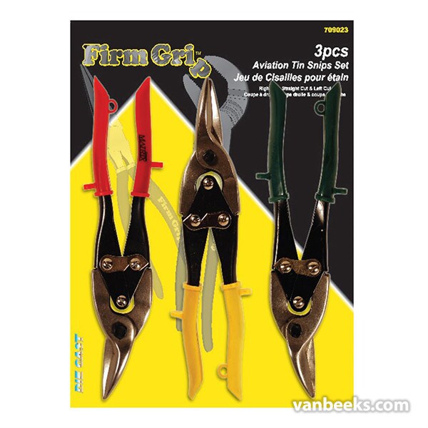 Tooltech 3PC Aviation Tin Snip HCS